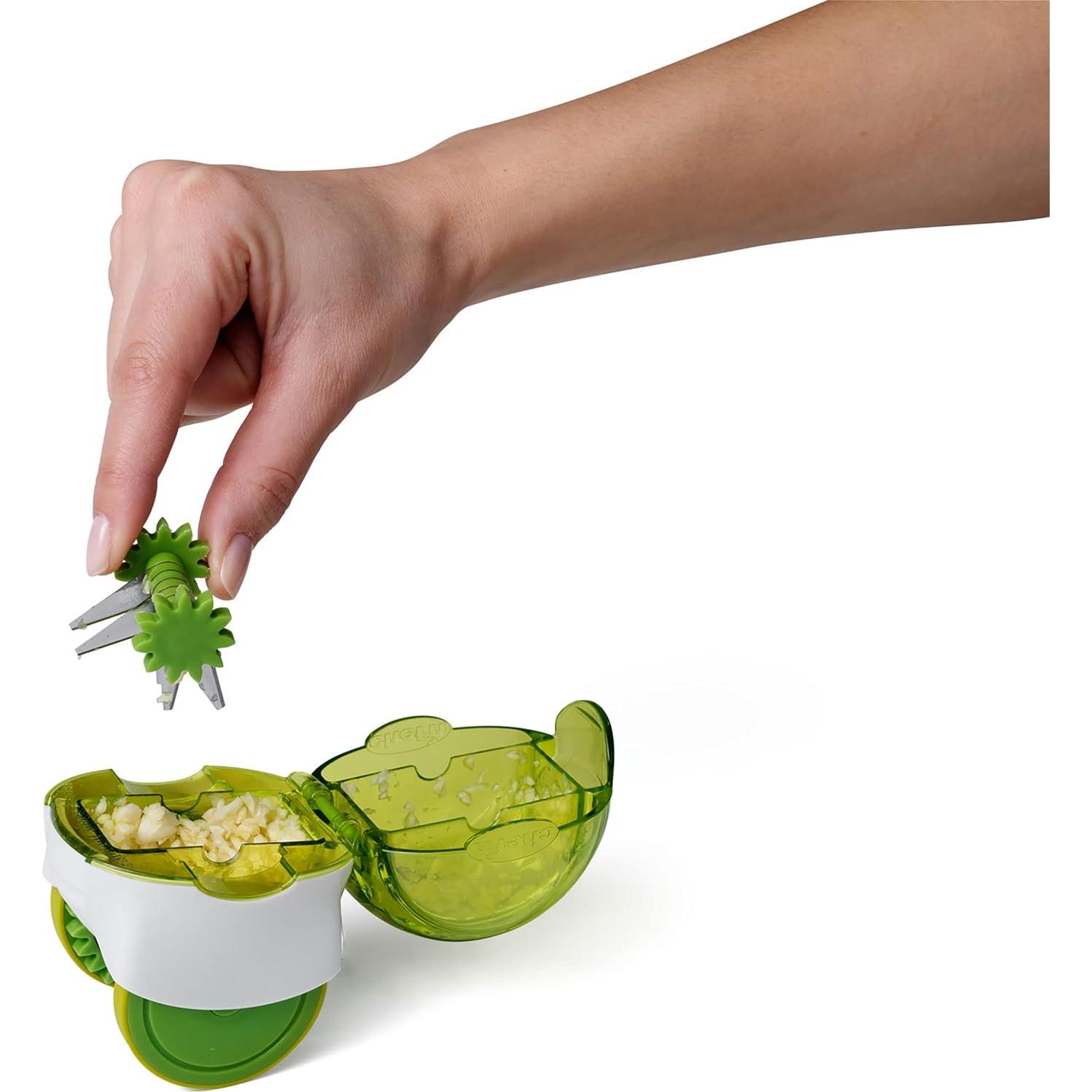 Picador de Ajo Chef'n GarlicZoom XL Verde 0.14 kg