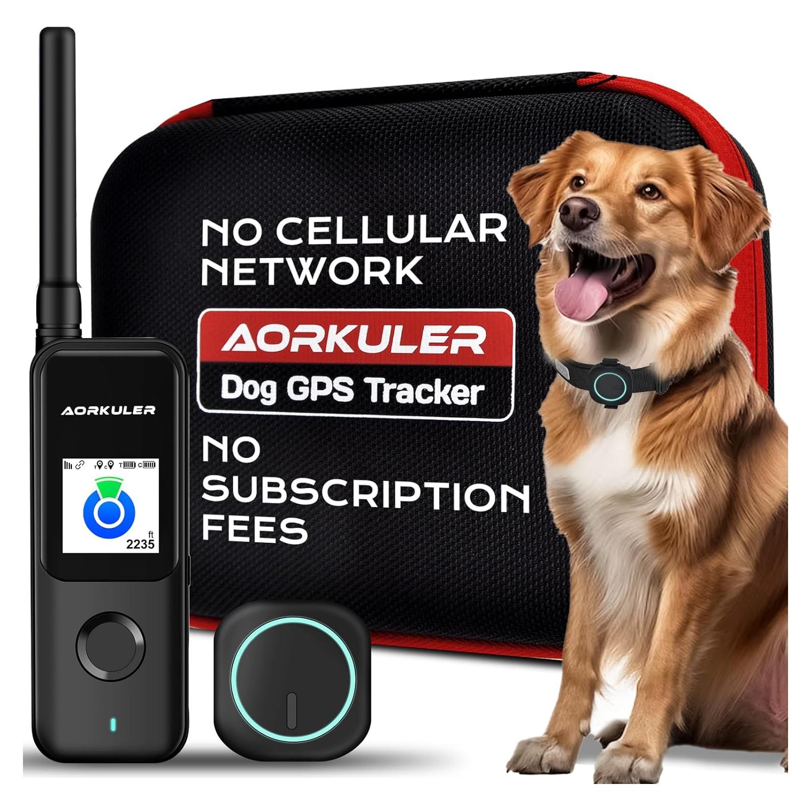Rastreador GPS para perros Aorkuler 2024, IP67, 5.6 km