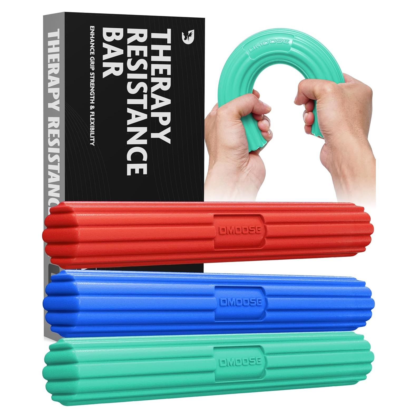 Barra de Resistencia DMoose Fitness para Terapia Física - 4 Niveles