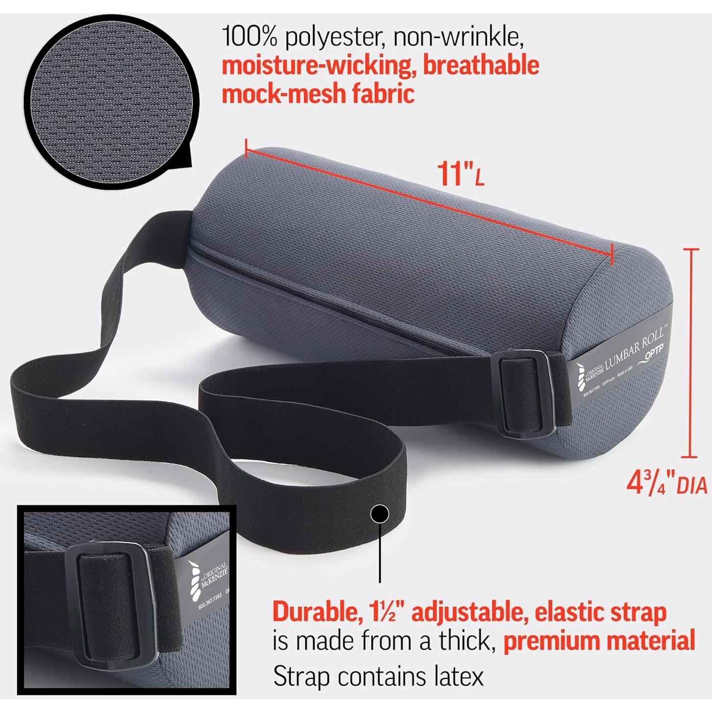 Rollo Lumbar OPTP 702 - Soporte Espalda Baja Firme 27.94 cm