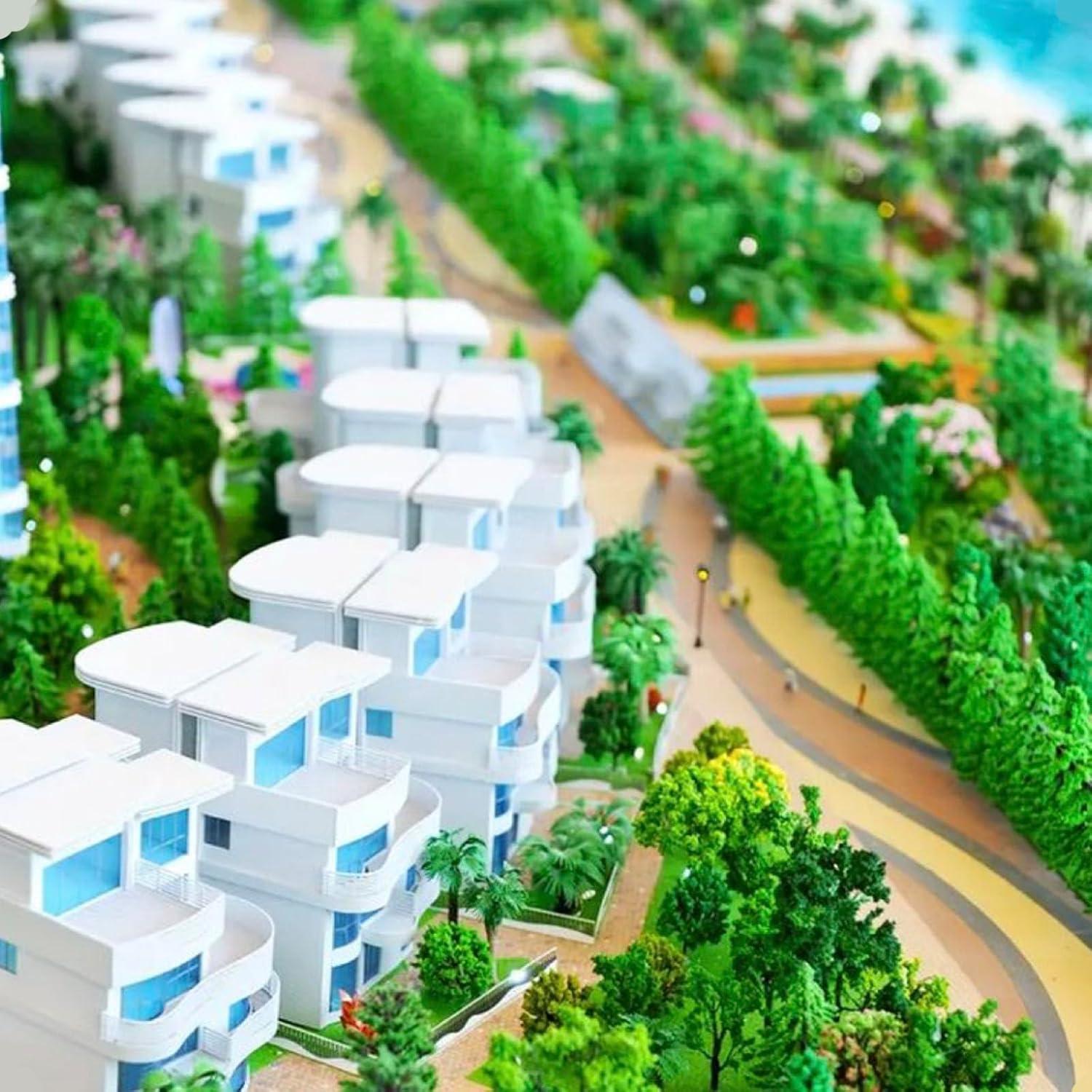 32 Árboles Modelo Mezclados SONICEBUY para Diorama Verde