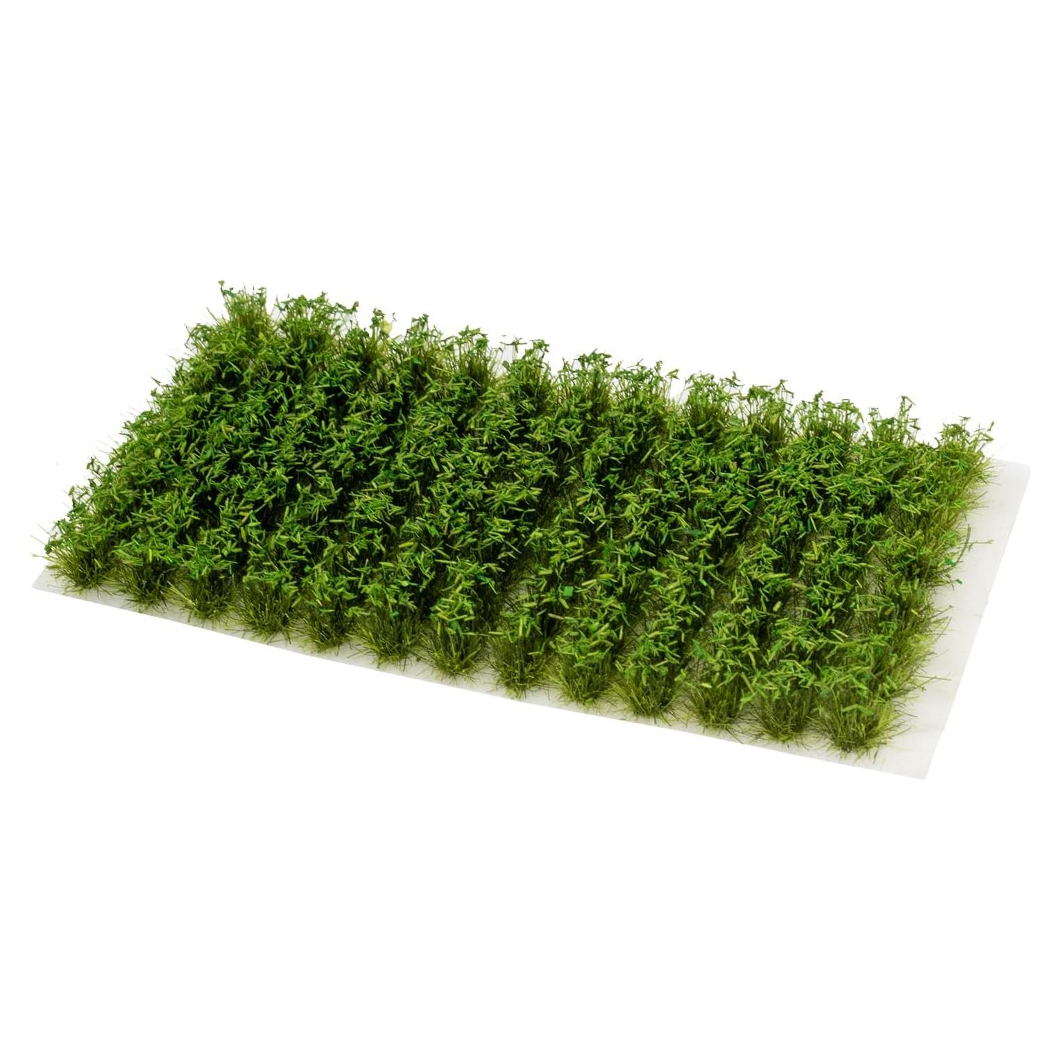 Tufts de Hierba Estática Warmtree 104 Piezas Verde Oscuro