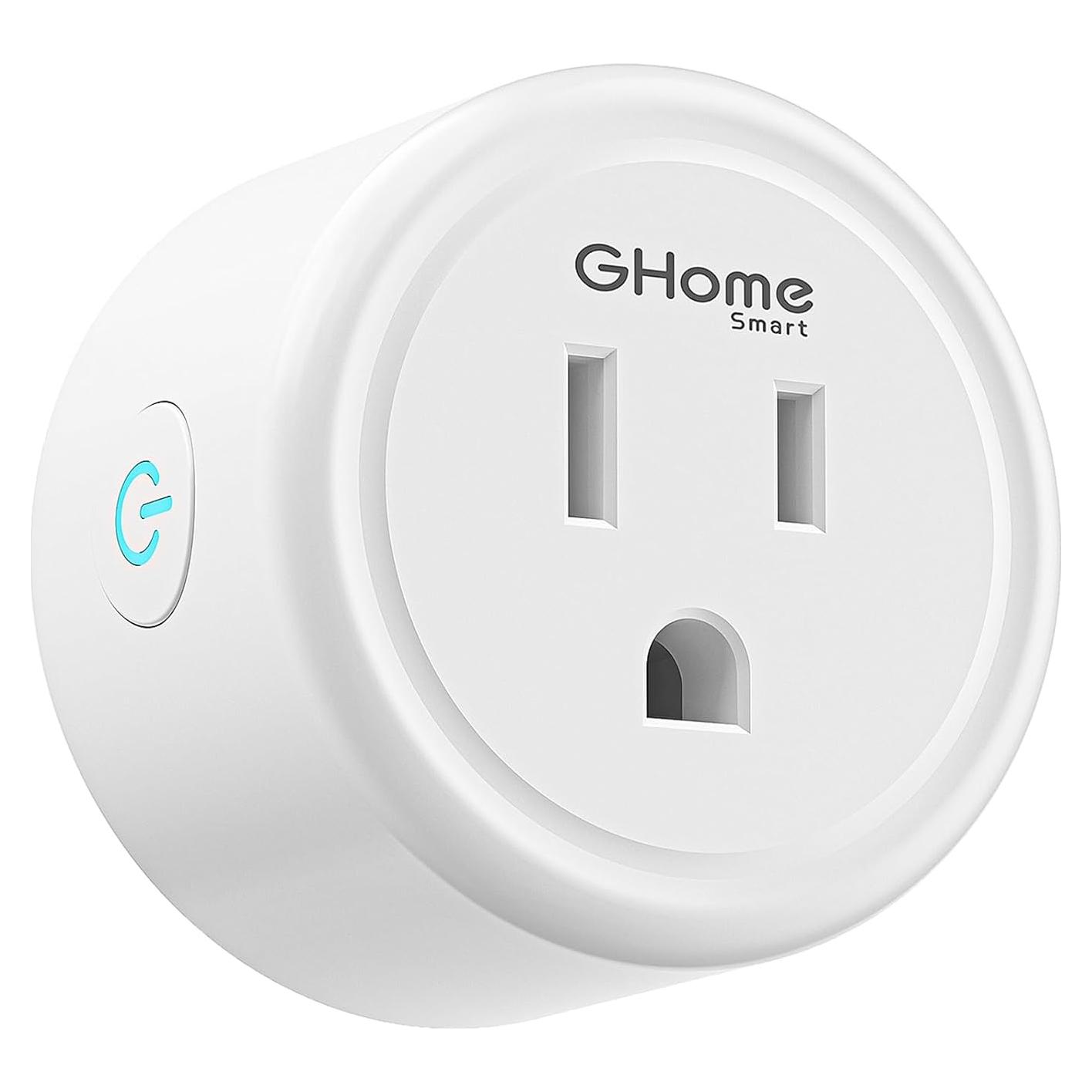 Enchufe Inteligente GHome 15A WiFi 5GHz Control Remoto