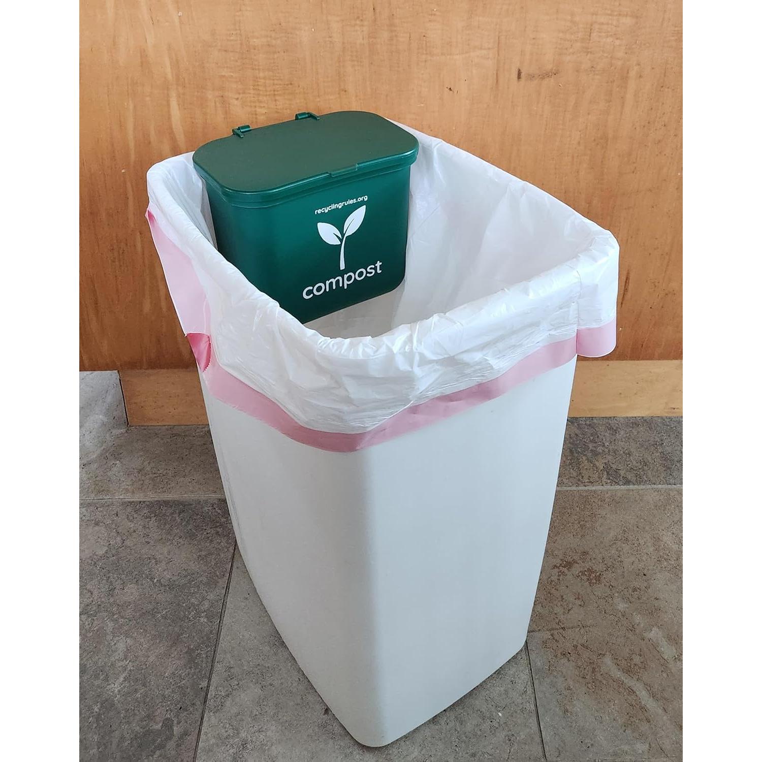 Contenedor de Compostaje Verde Recycling Rules 2.84L