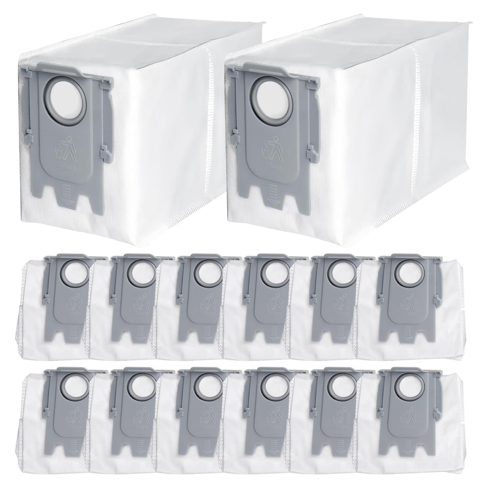 14 Bolsas Desechables para Roborock Q Revo 2.7L Bluearks