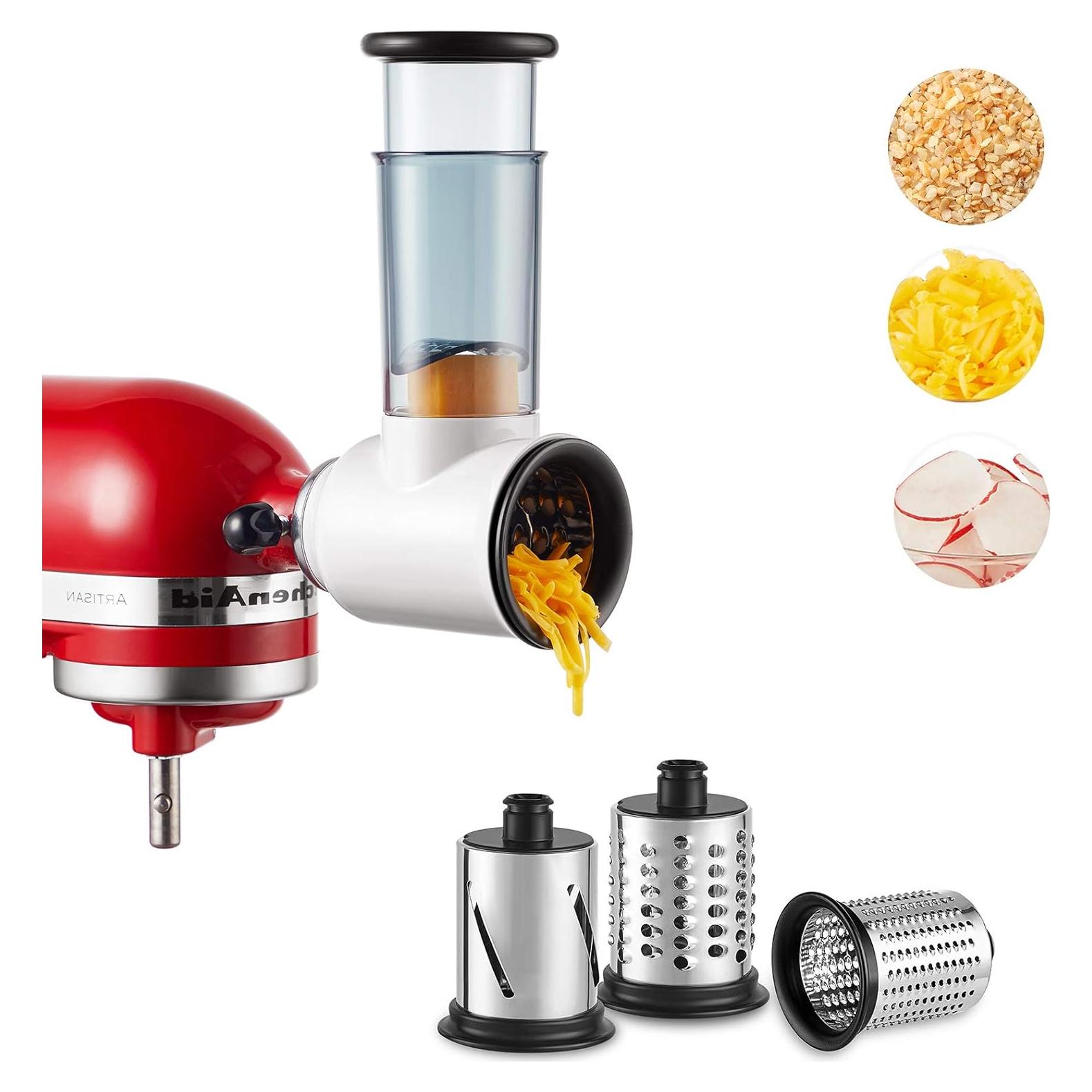 Accesorio Rallador y Cortador HOZODO para Batidora KitchenAid