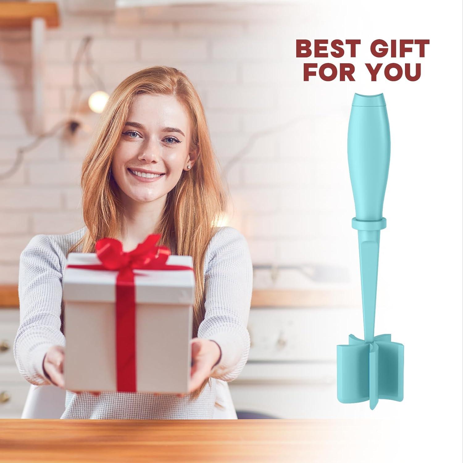 Picador de Carne PGYARD Aplastador Nylon Antiadherente Aqua