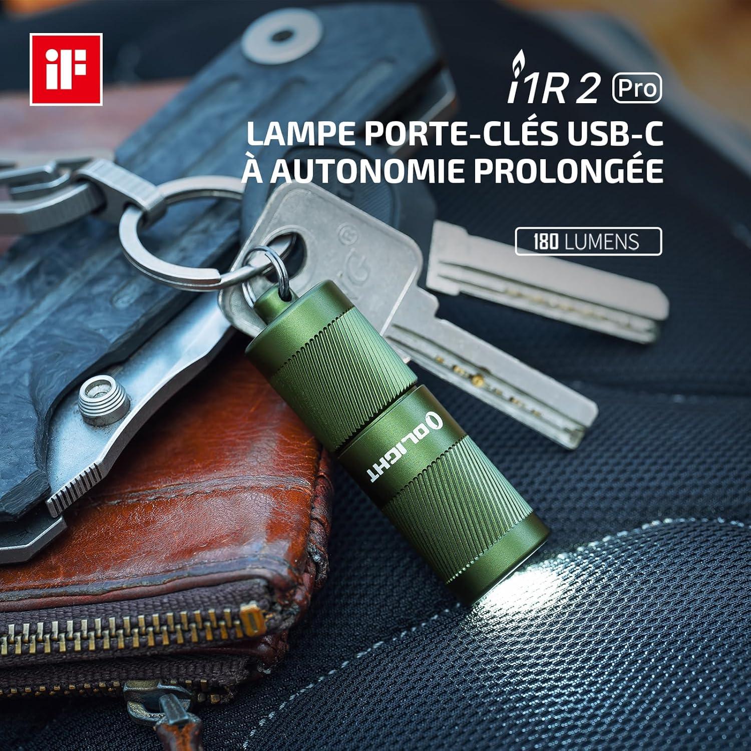 Linterna Recargable OLIGHT I1R 2 Pro 180 Lúmenes Verde OD