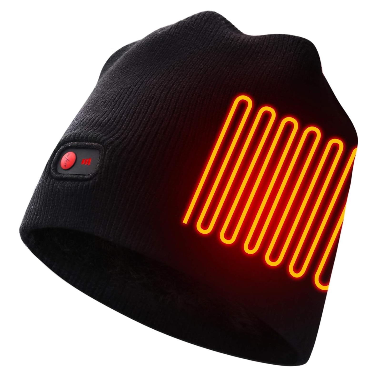 Gorro Térmico Eléctrico Recargable Autocastle Unisex Negro