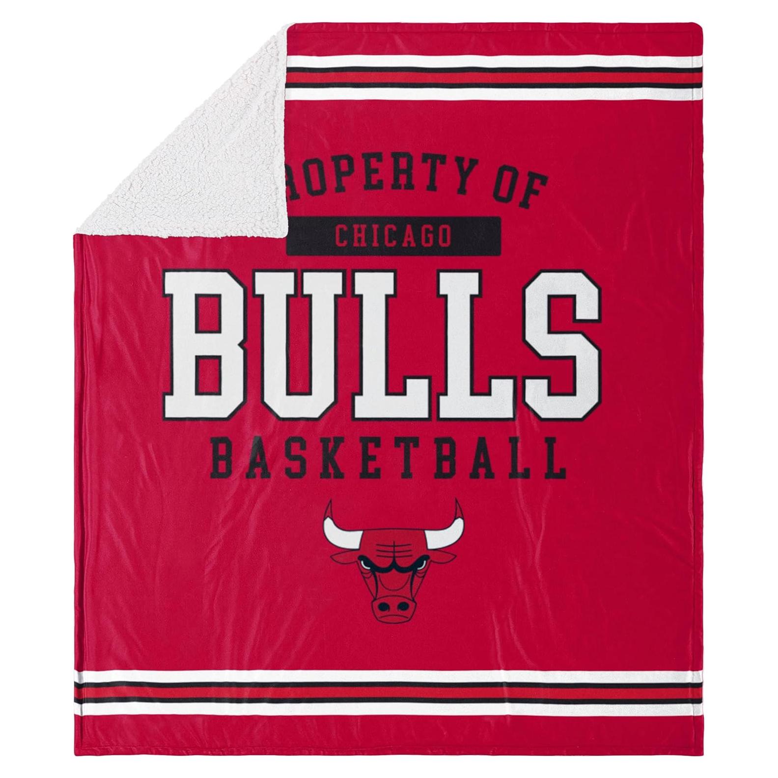 Manta FOCO Chicago Bulls Sherpa 152x178 cm Unisex