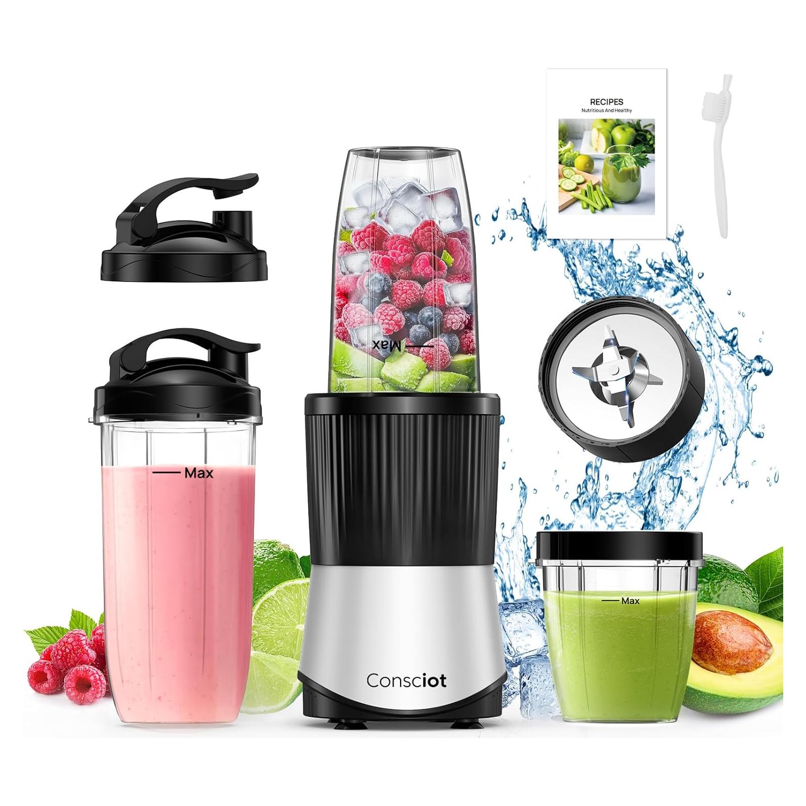 Batidora Personal Consciot CB08 11 Piezas 900W para Smoothies