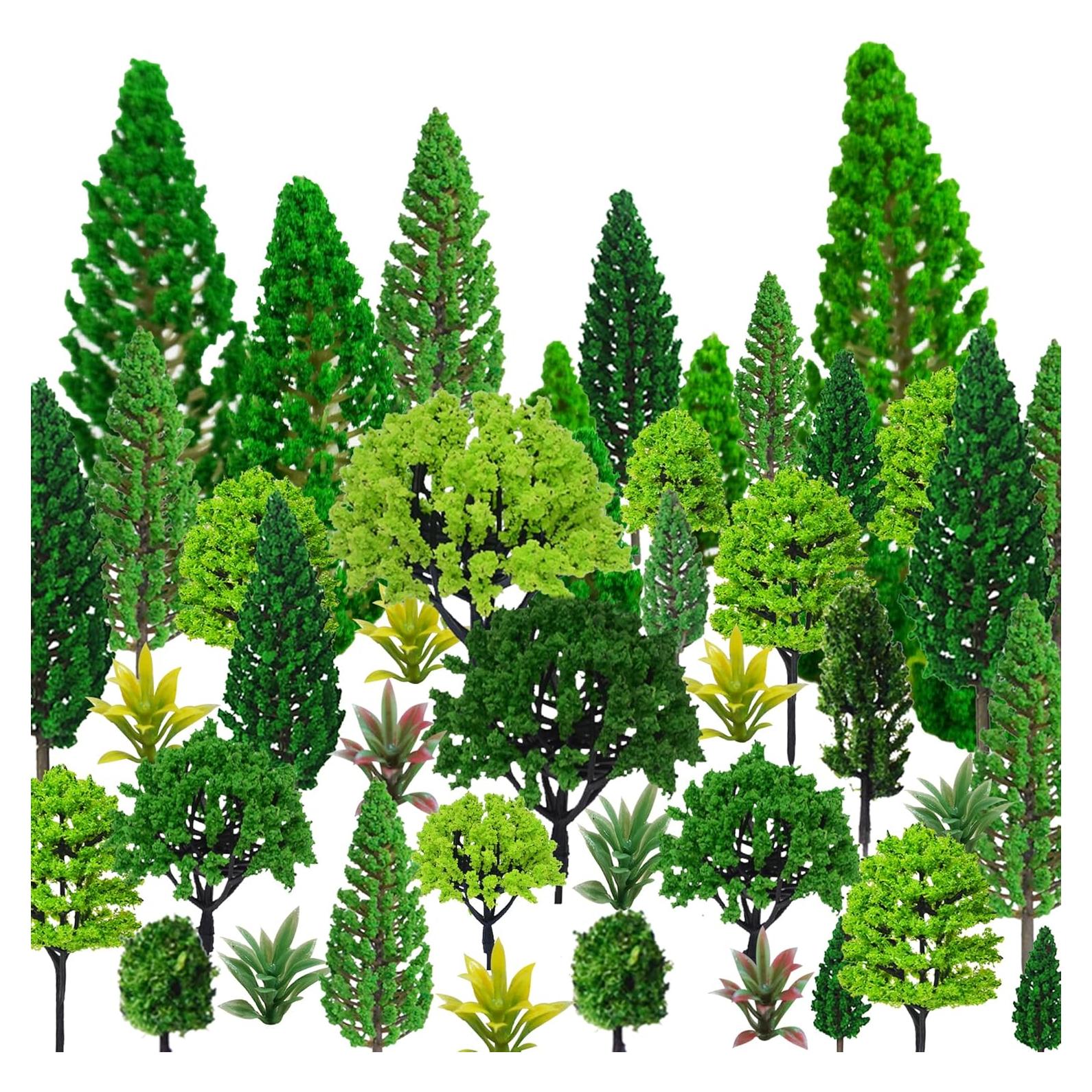 Set de 38 Árboles Miniatura MOMOONNON para Diorama