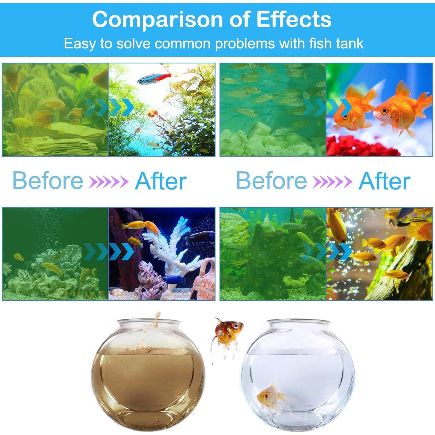 Luz UV de Limpieza de Acuario TAISHAN 3W con Temporizador