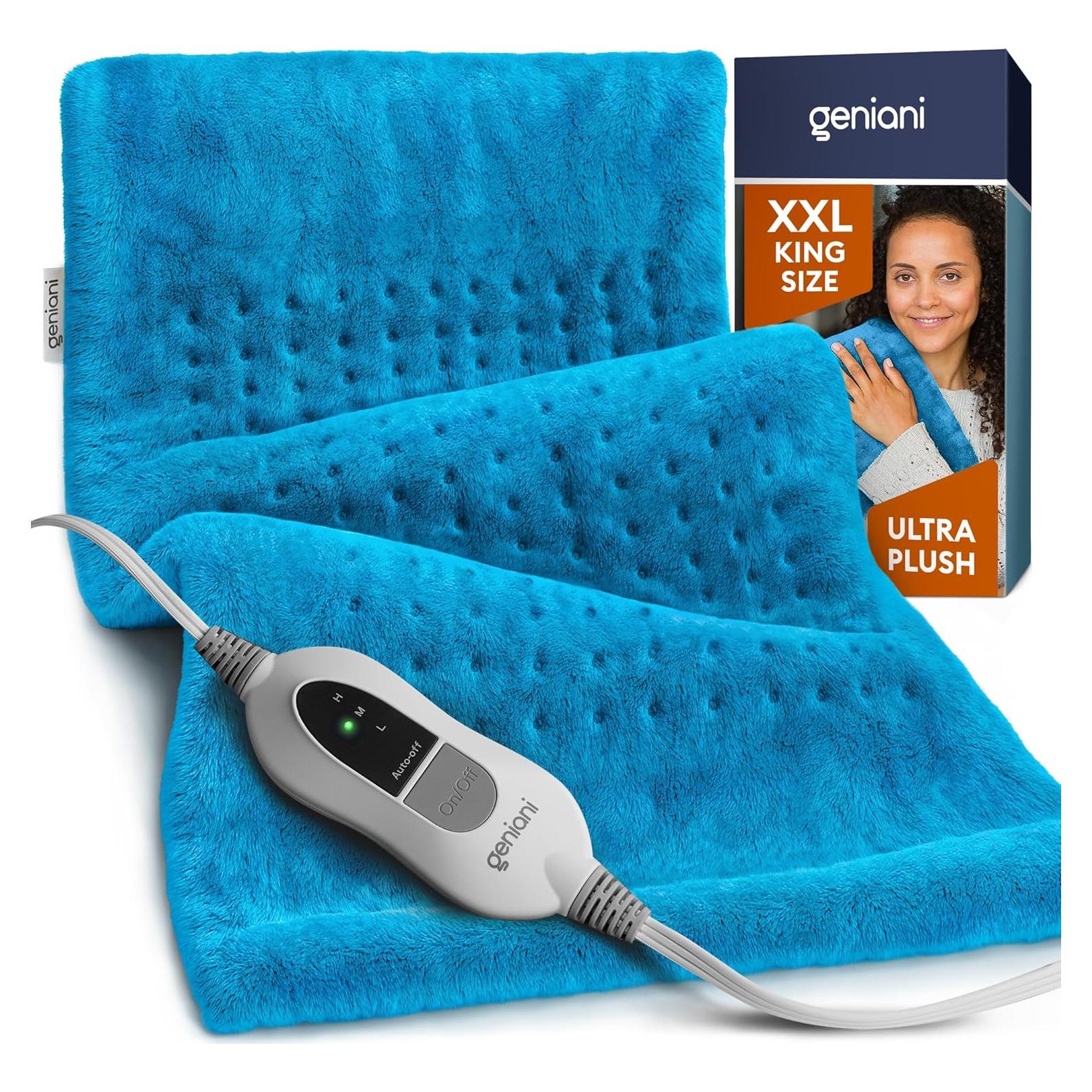 Almohadilla Térmica Geniani XXL 45.72x66.04cm Azul Aqua