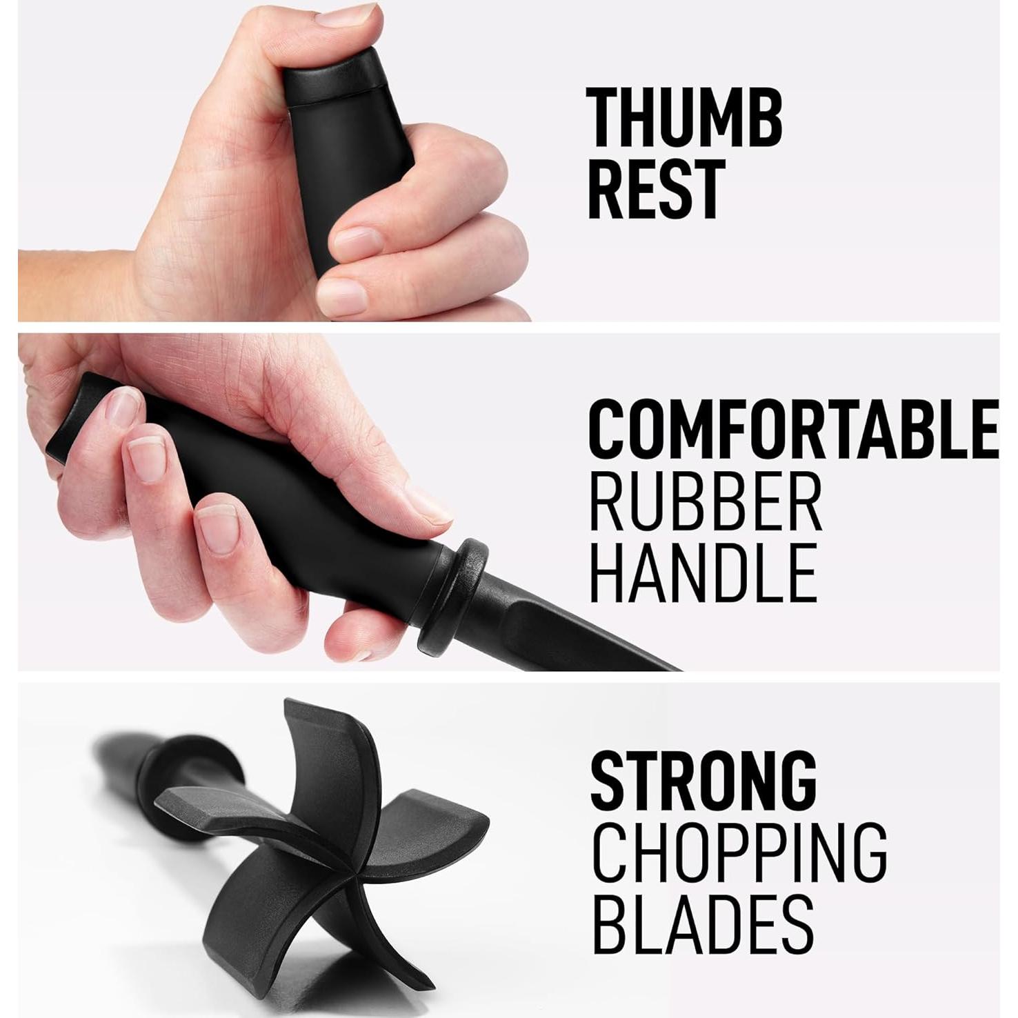 Picador de Carne Molida Zulay Kitchen - Nylon Resistente al Calor