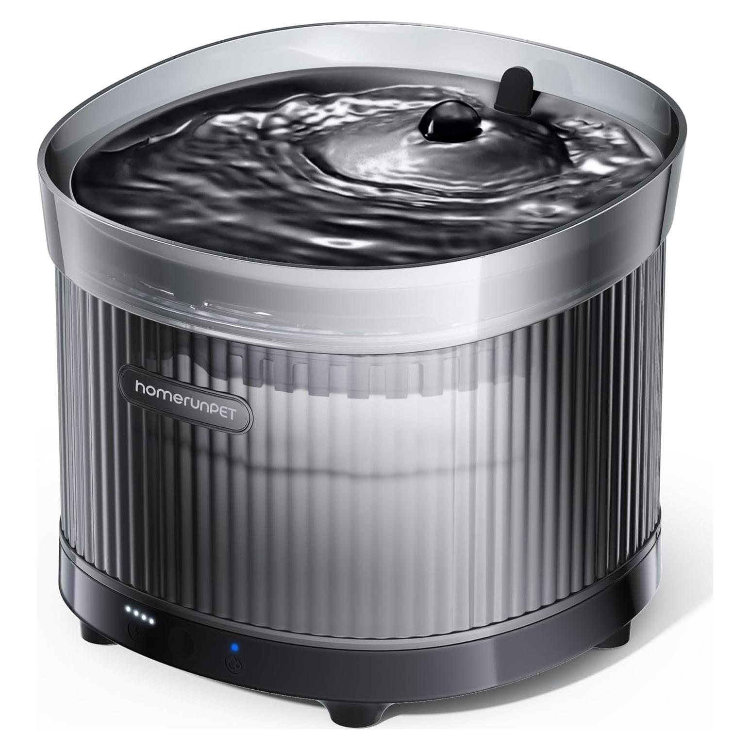 Fuente de Agua para Gatos HomerunPet 2L Batería 30 Días