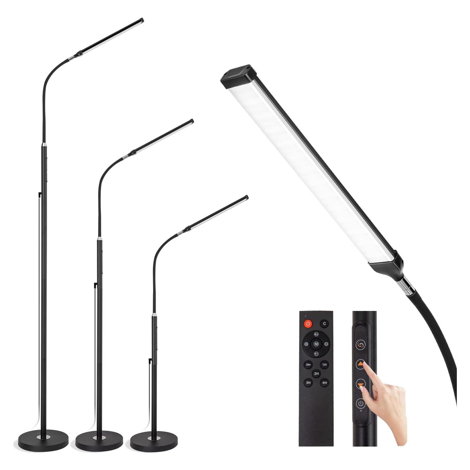 Lámpara de Pie LED Xxean D302 18W Regulable 70 cm Control Remoto