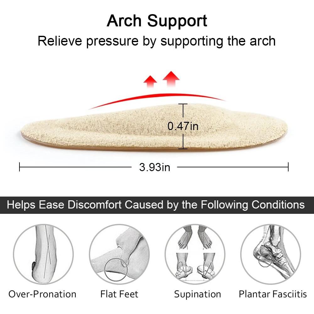 Plantillas de soporte para arco Dr. Foot - 3 pares beige