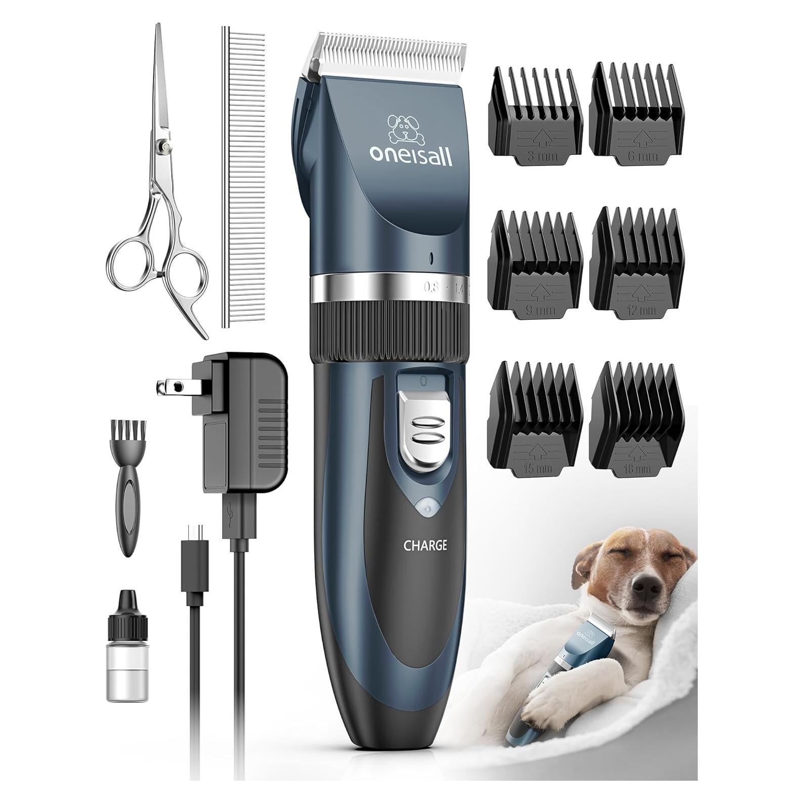 Cortadora de Pelo para Perros Oneisall Inalámbrica Silenciosa