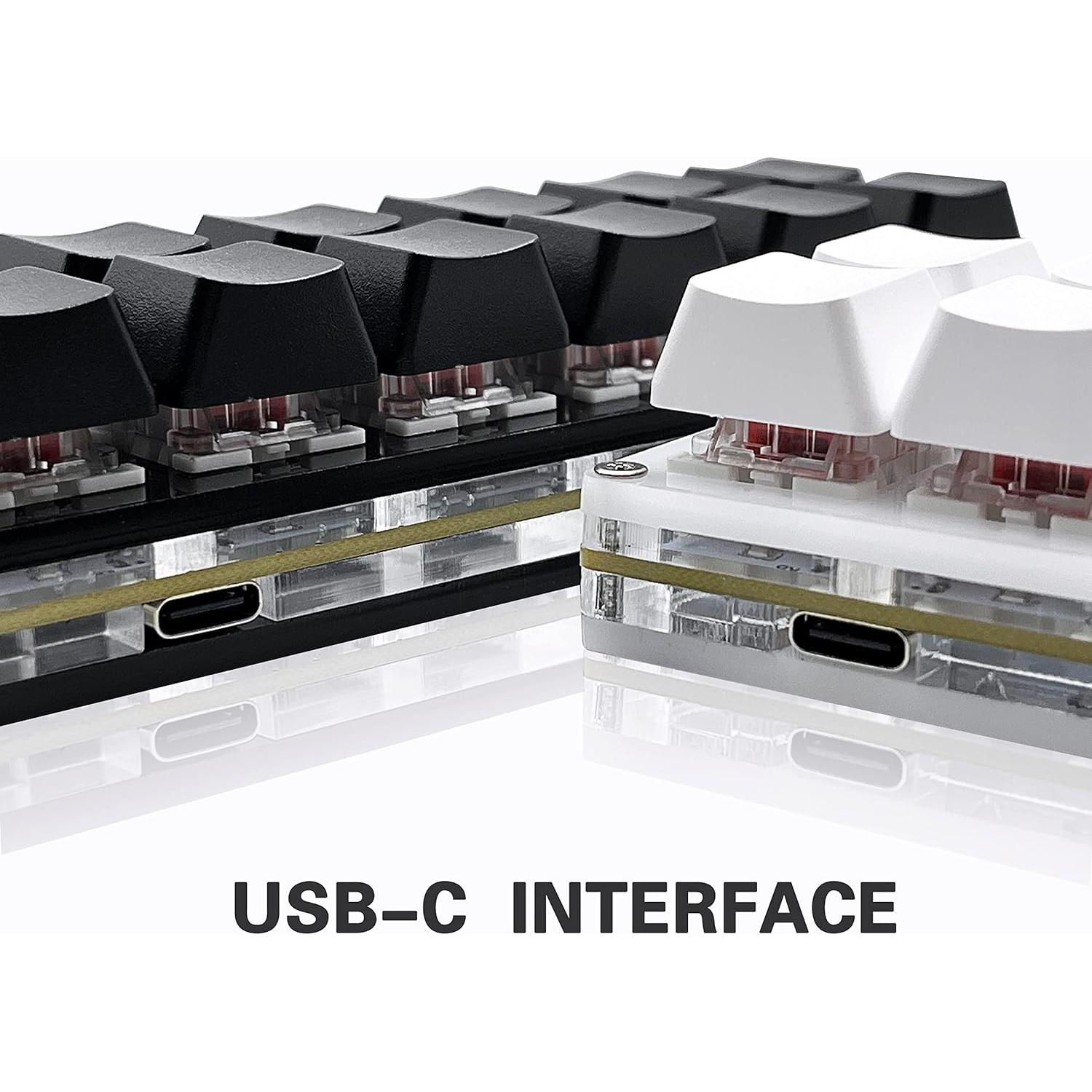 Teclado mecánico USB-C para juegos N/C 12 teclas programable