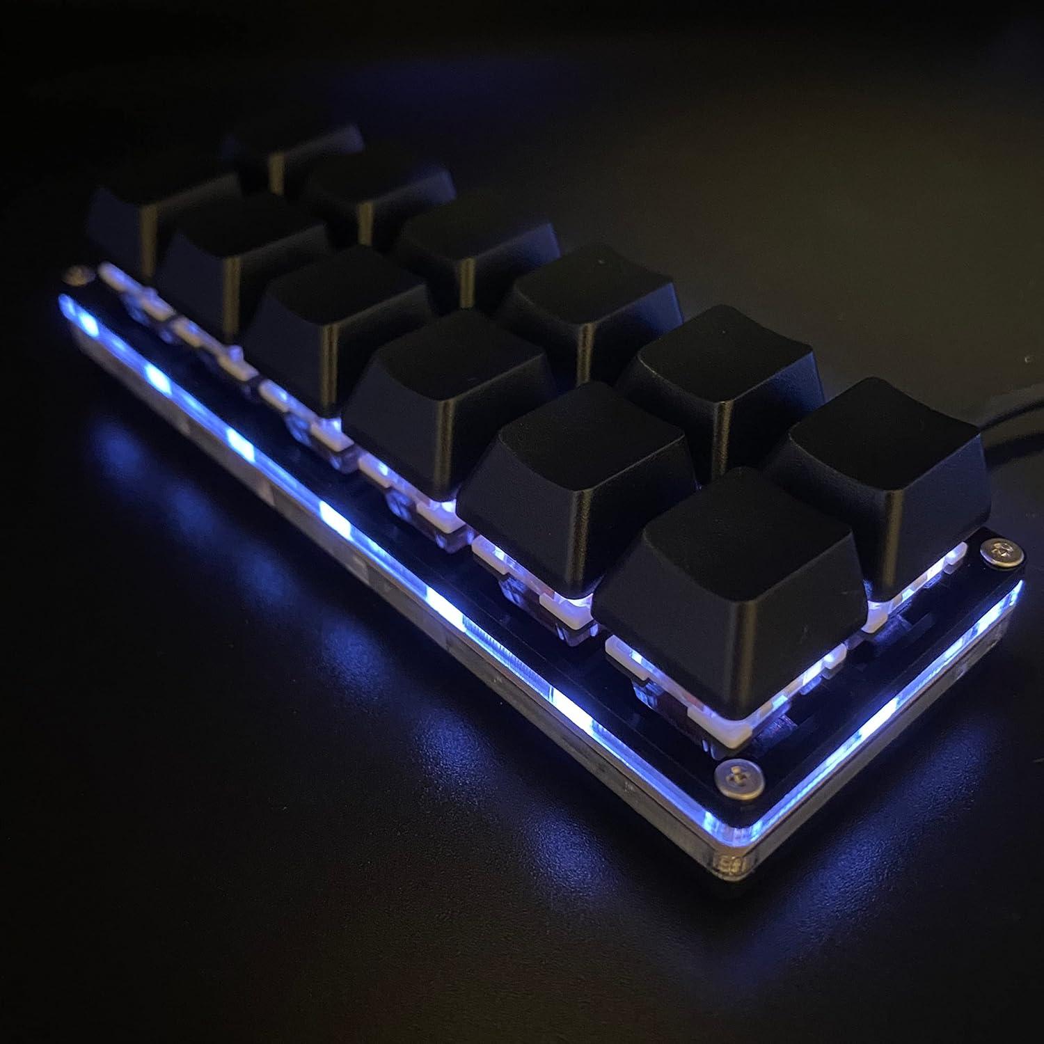 Teclado mecánico USB-C para juegos N/C 12 teclas programable