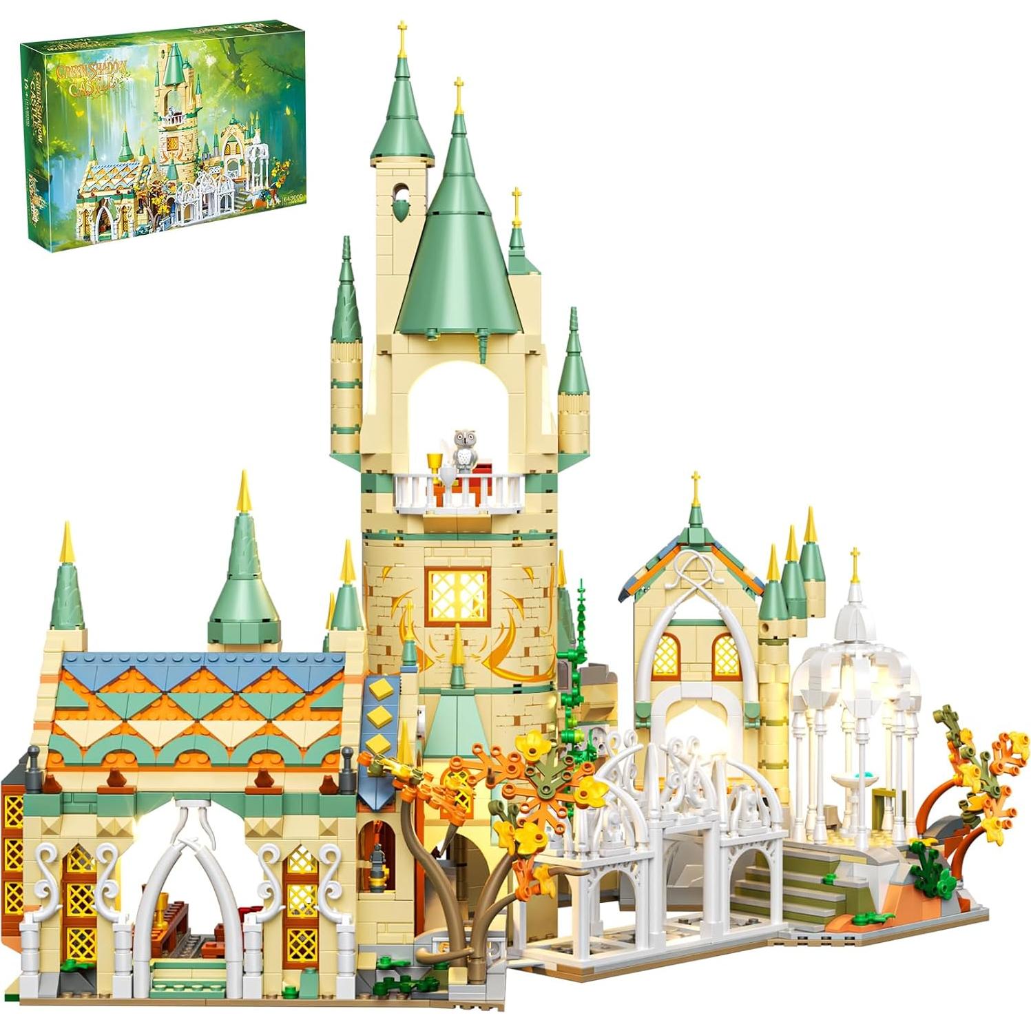 Bloques de Construcción Castillo Medieval LED 1555 Piezas