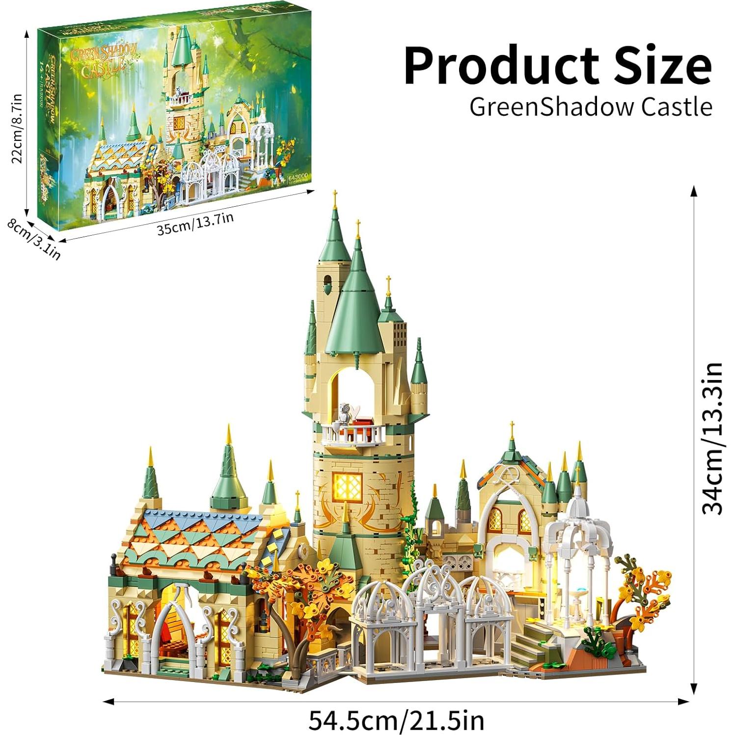 Bloques de Construcción Castillo Medieval LED 1555 Piezas