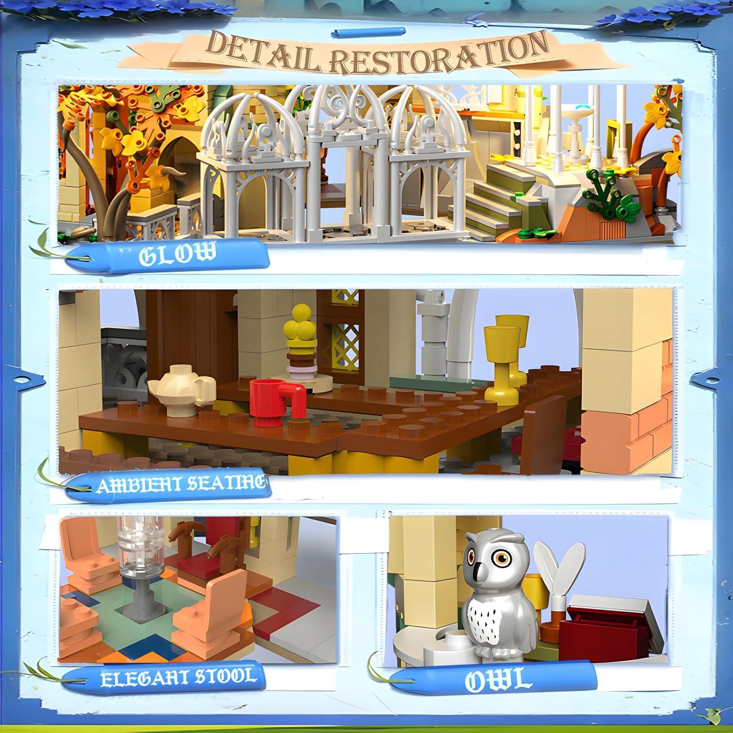 Bloques de Construcción Castillo Medieval LED 1555 Piezas