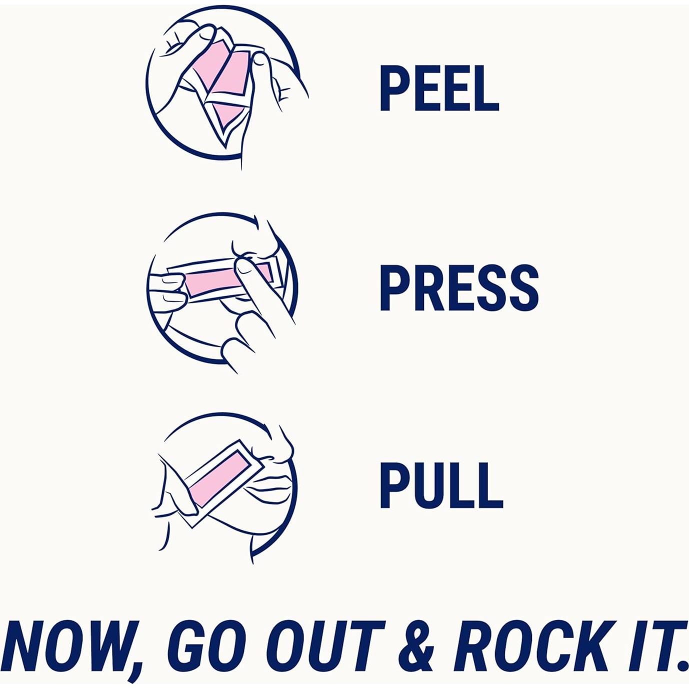 Ceras Depilatorias Nair para Cara y Bikini - 40 Unidades