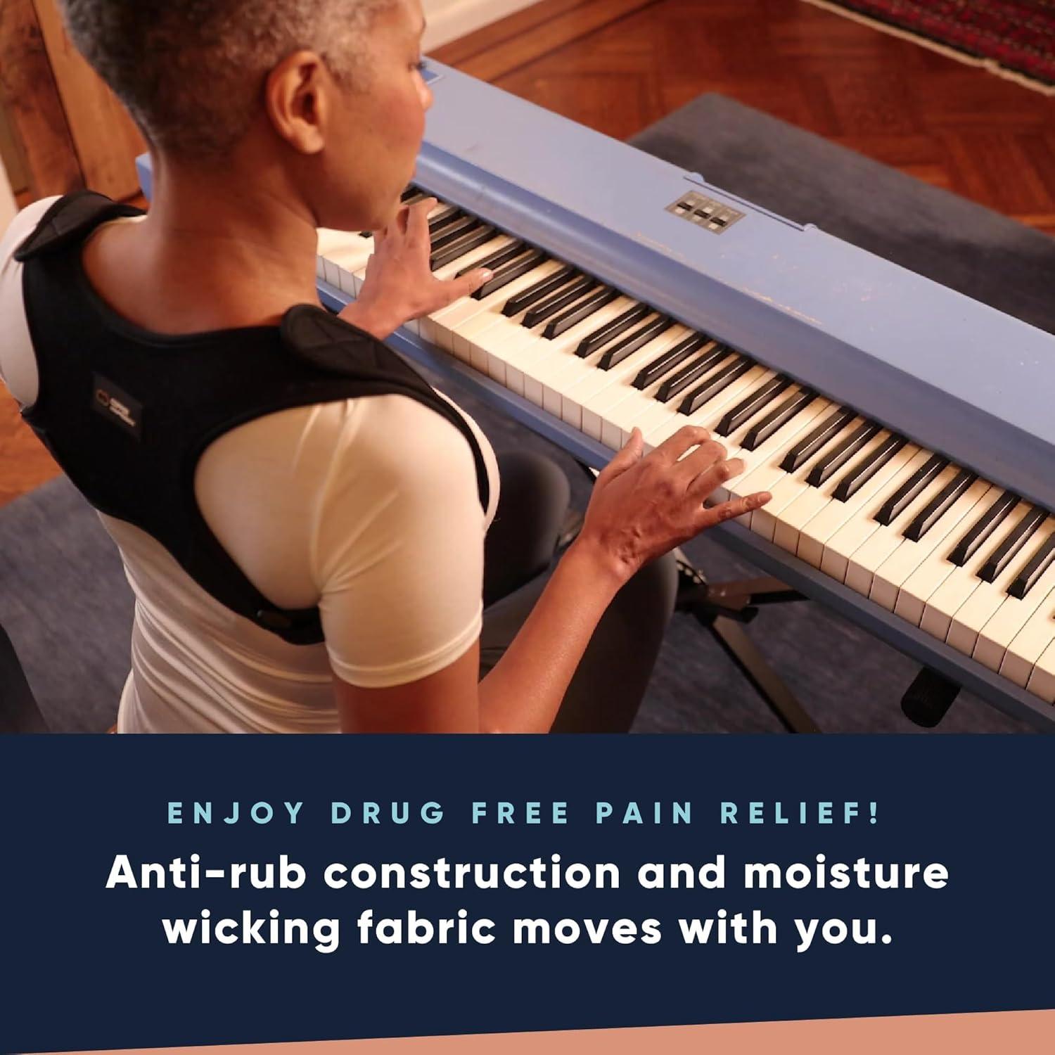 Corrector de Postura Ajustable Compresión Cobre Unisex