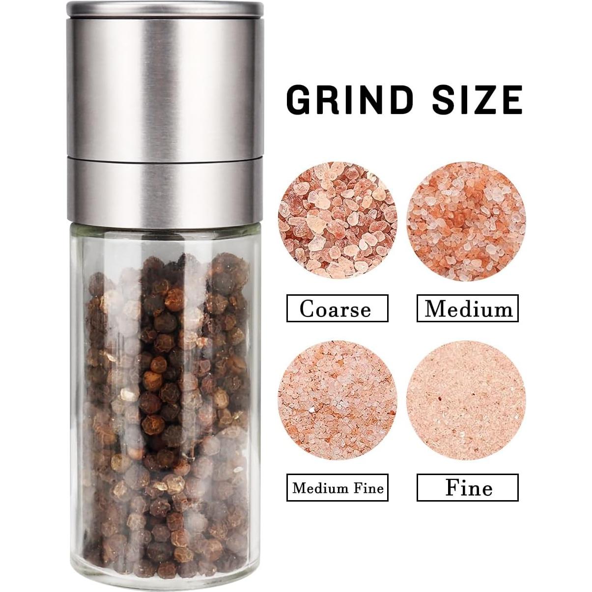 Juego de Molinillos de Pimienta Gulex® Manual Ajustable