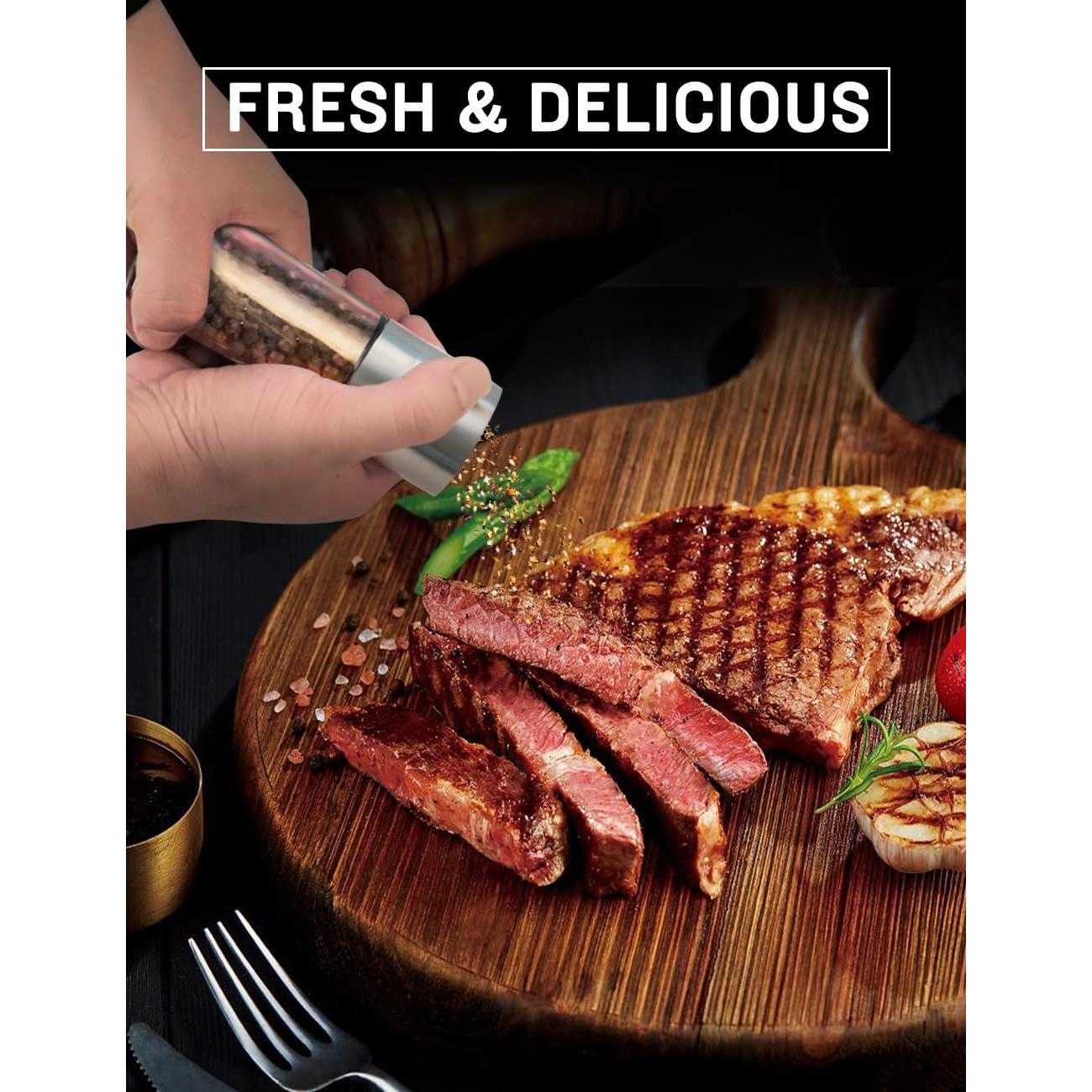 Juego de Molinillos de Pimienta Gulex® Manual Ajustable