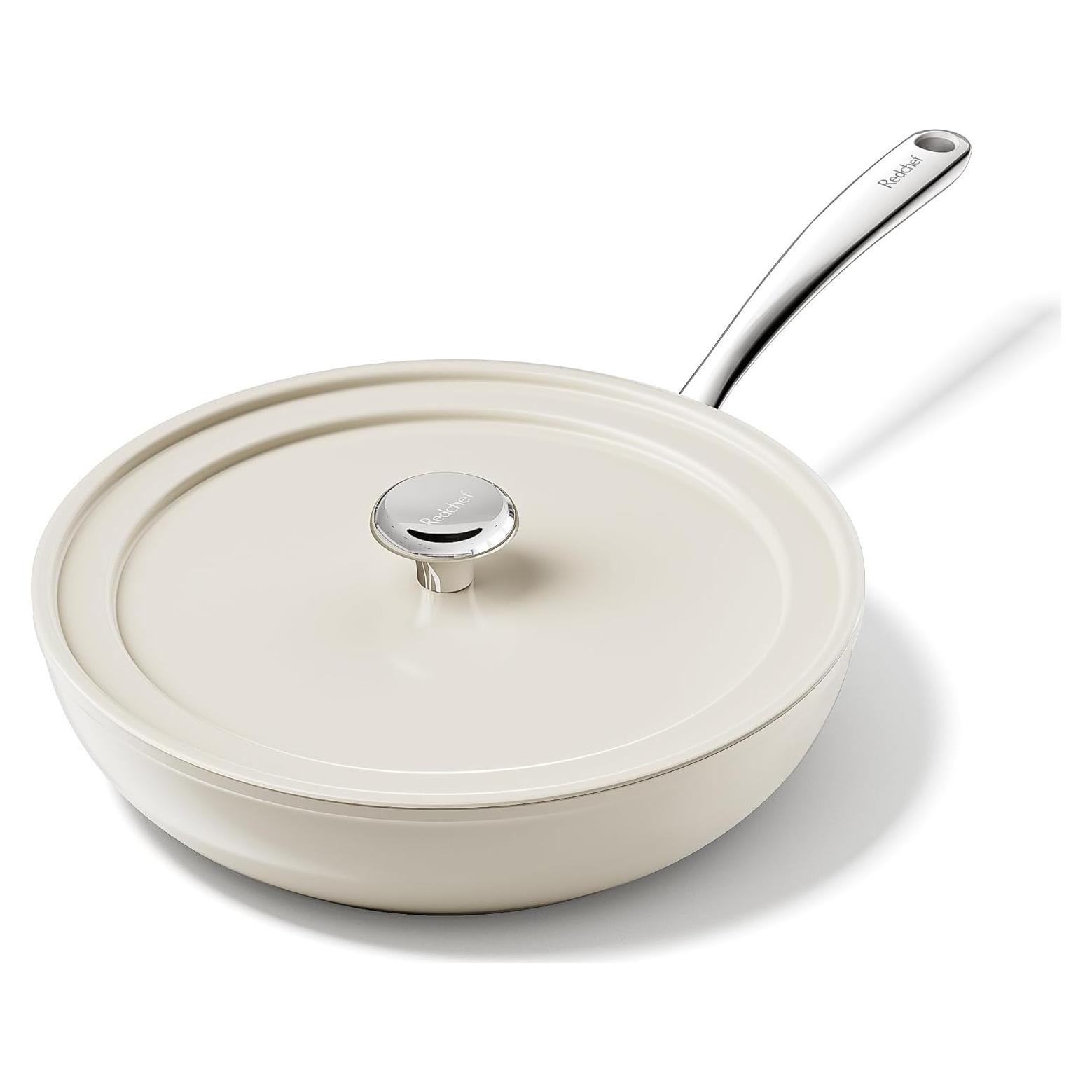 Sartén Cerámica Redchef 11" (27.94 cm) con Tapa 3.5QT