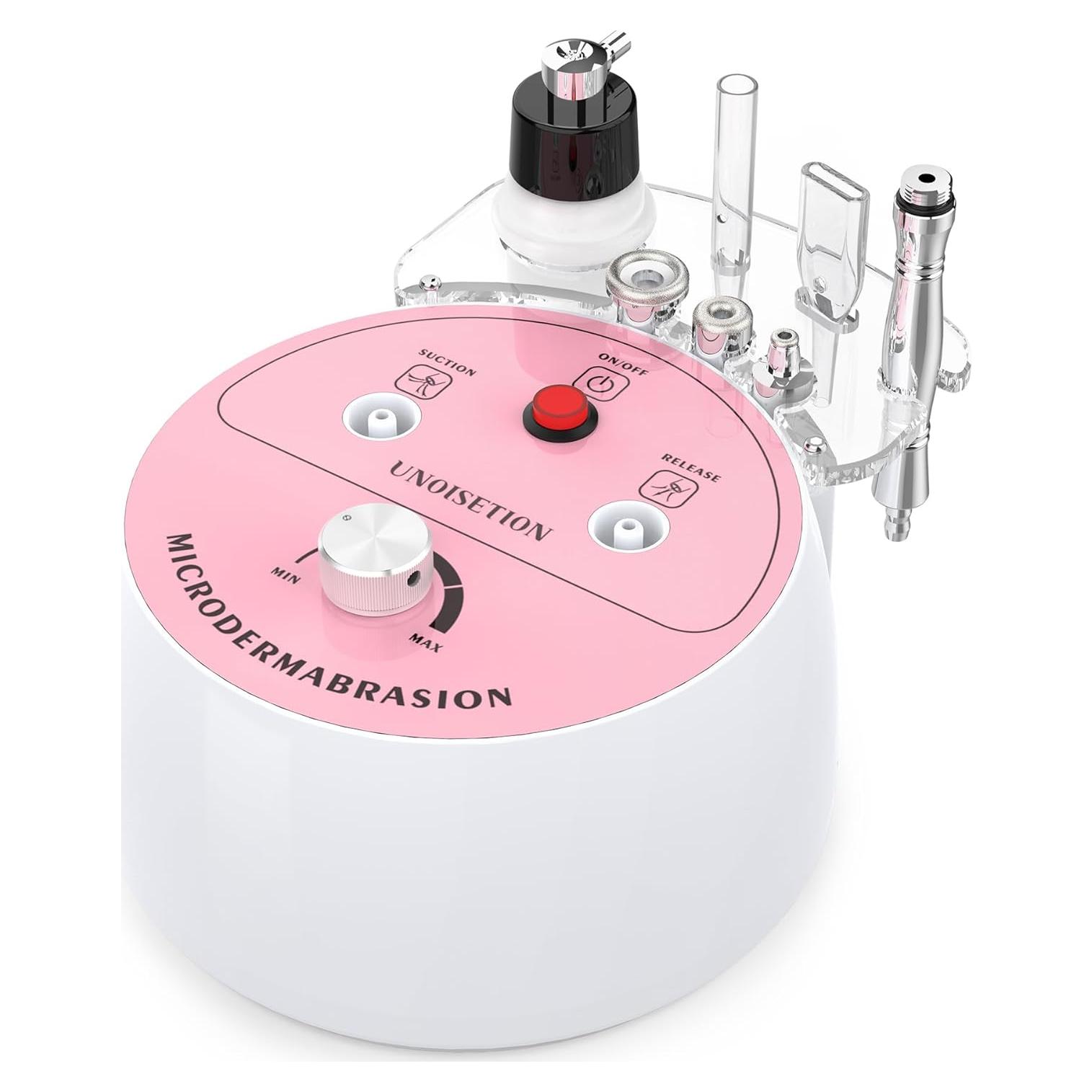 Máquina de Microdermoabrasión UNOISETION 3 en 1 Rosa