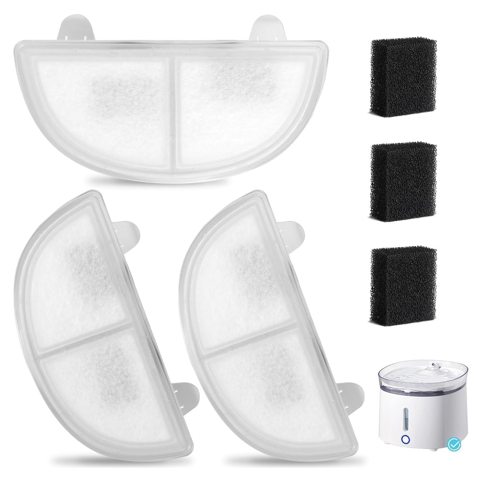 Filtro de agua para gatos ITSCUTE - 3 filtros + 3 esponjas