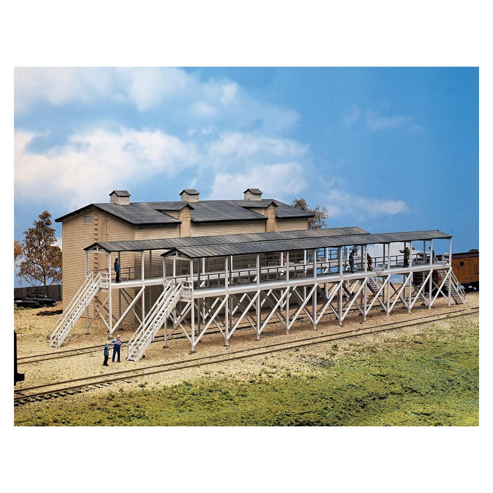 Kit Casa de Hielo y Plataforma Walthers 25 x 9.5 cm