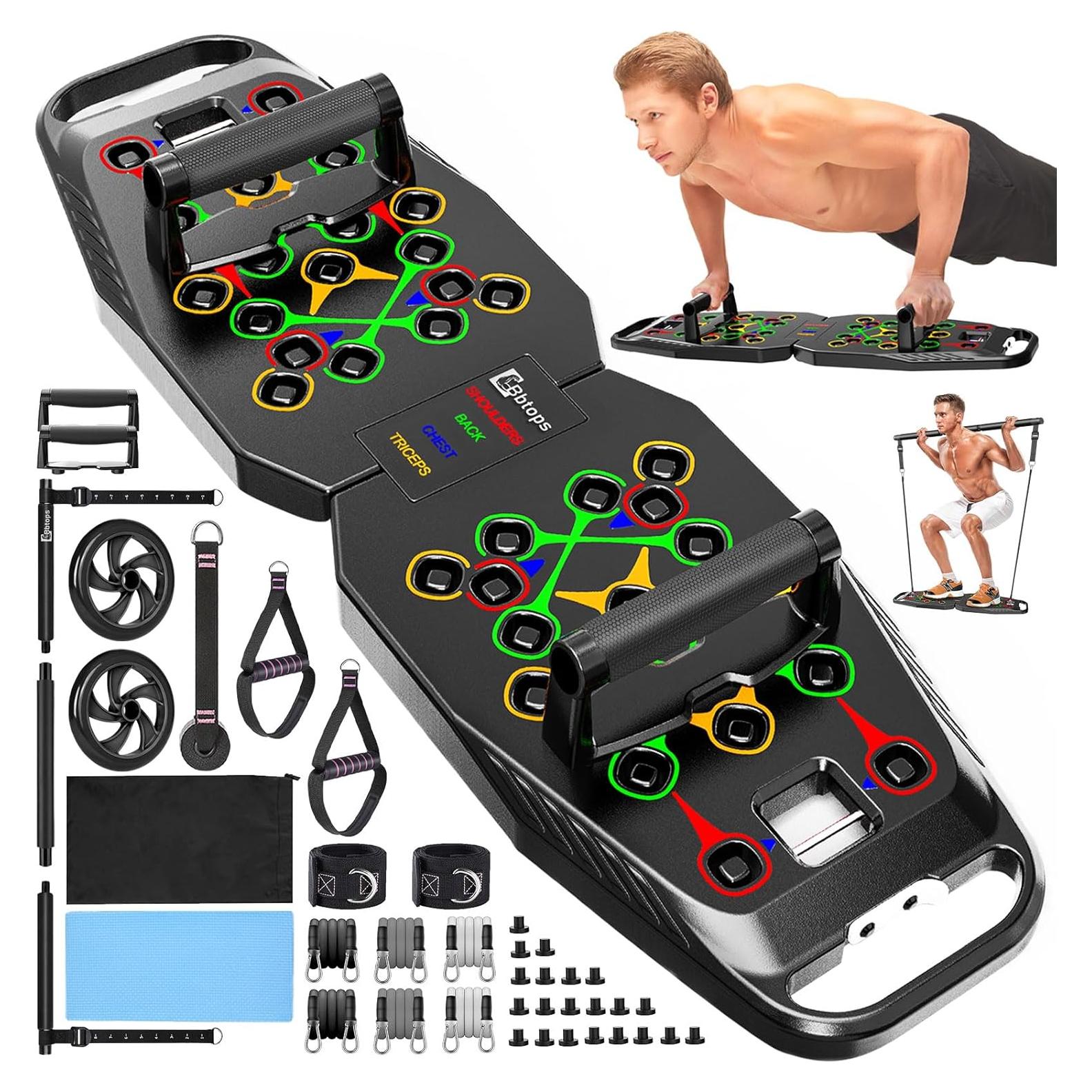 Tabla de Flexiones Bbtops 25 en 1 Plegable para Gimnasio