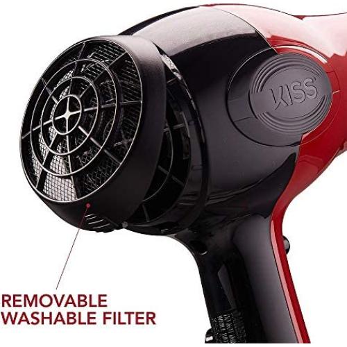 Secador de Pelo KISS Pro Cerámico 1875W con 7 Accesorios