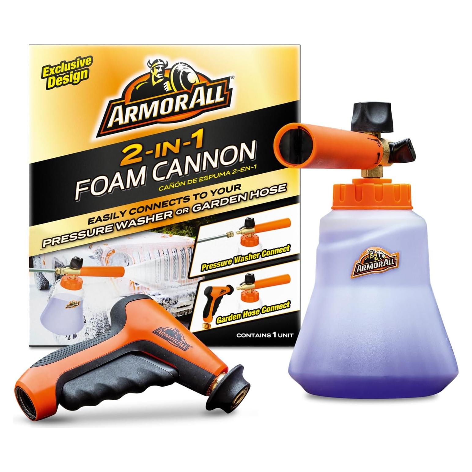 Kit de Cañón de Espuma 2-en-1 Armor All para Autos