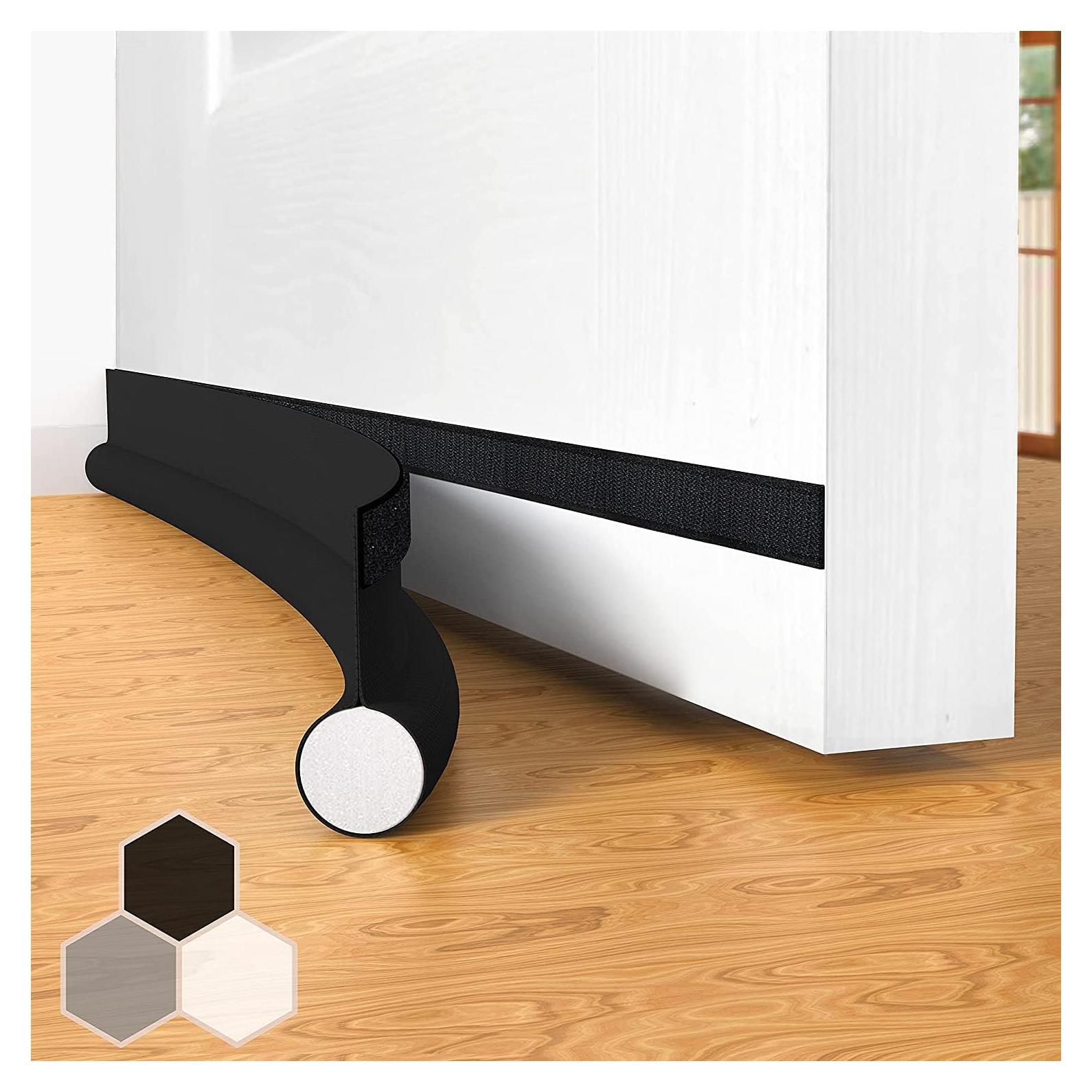 Bloqueador de Corrientes de Aire SYIPO 94 cm Negro Aislante