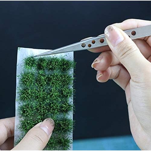 80 Pcs Tufts de Hierba Estática Verde Warmtree para Dioramas