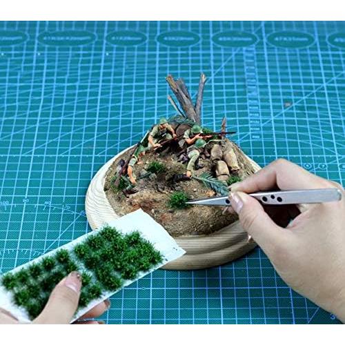 80 Pcs Tufts de Hierba Estática Verde Warmtree para Dioramas