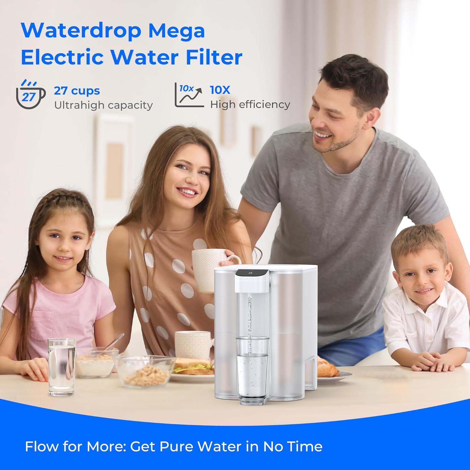 Dispensador de Agua Eléctrico Waterdrop 27 Tazas Blanco