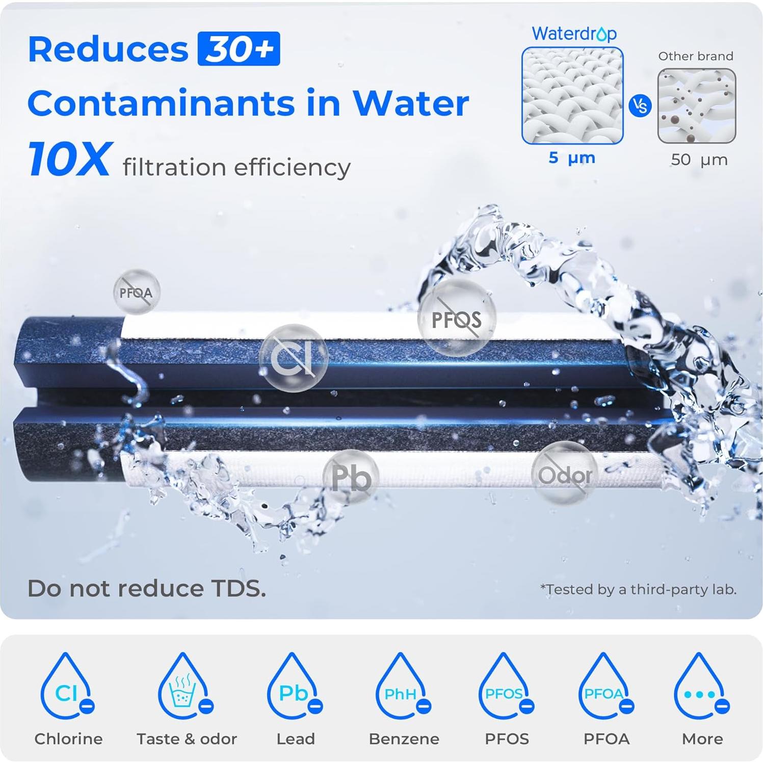 Dispensador de Agua Eléctrico Waterdrop 27 Tazas Blanco