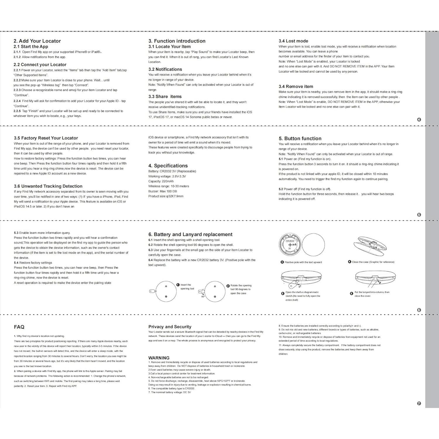 Collar para Gato con Rastreador Airtag Typecase Negro 20-30 cm