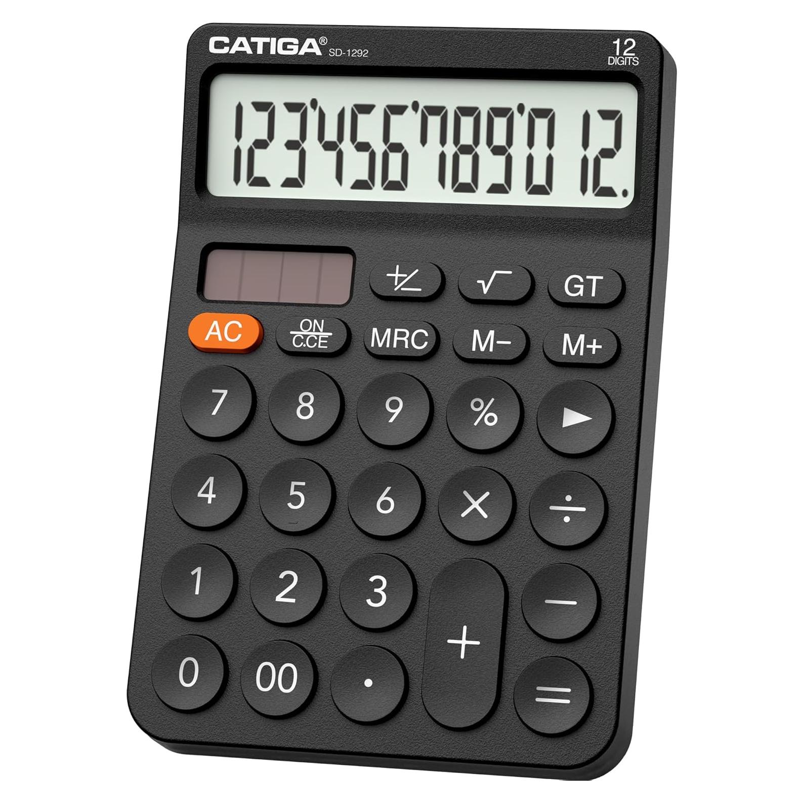 Calculadora de escritorio CATIGA SD-1292 12 dígitos solar