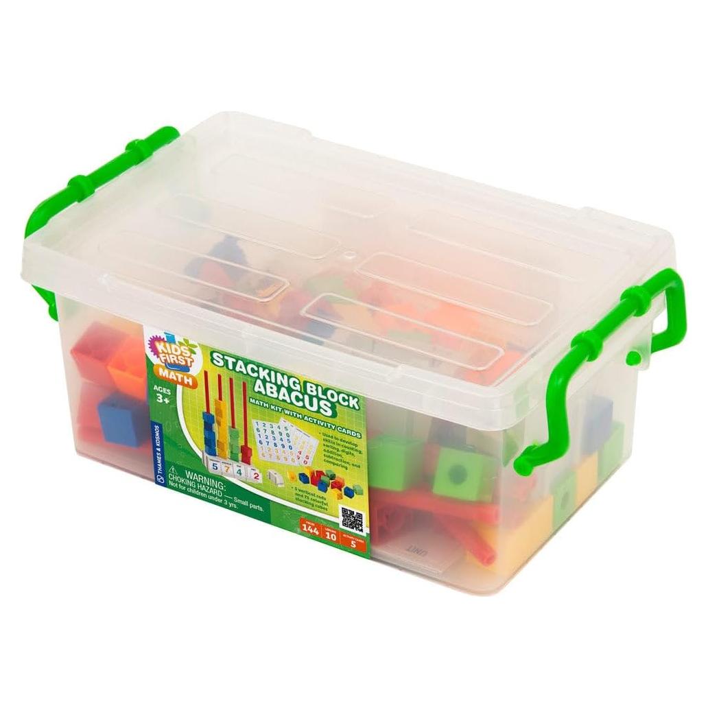 Kit de Ábaco Thames & Kosmos con 75 Cubos y Tarjetas 3+