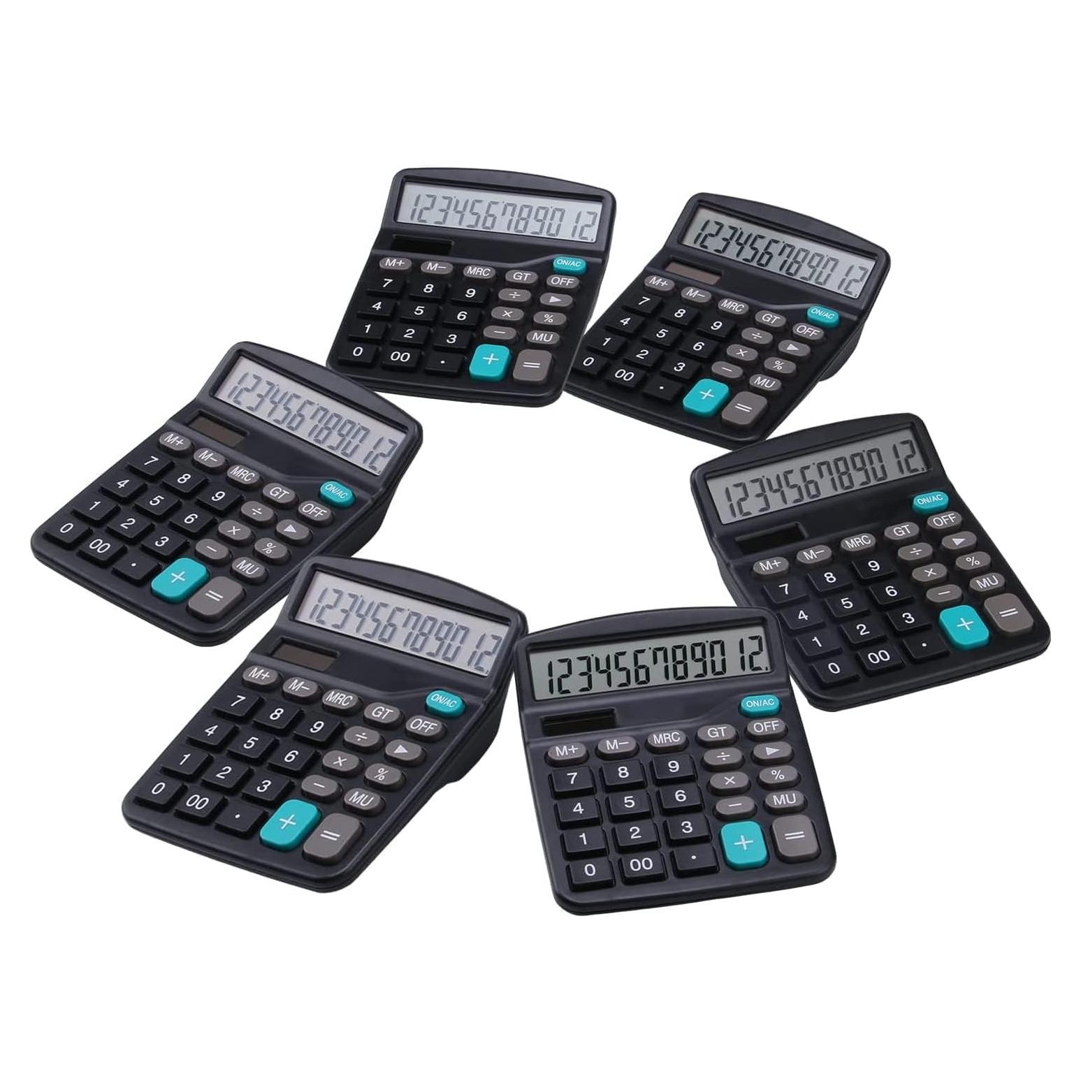 Calculadora de Escritorio Lichamp DCP-0526BK 12 Dígitos Solar