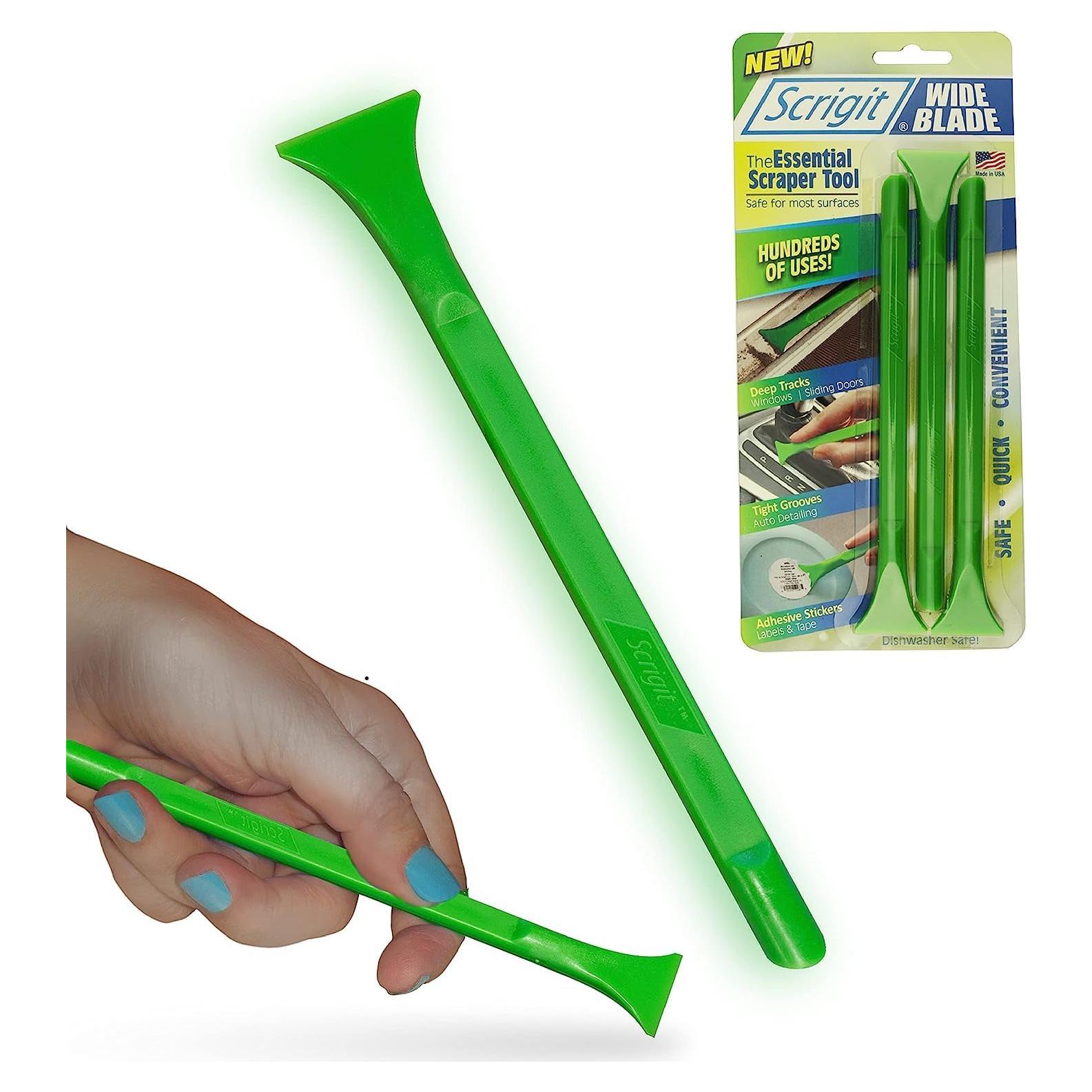 Raspador de Plástico Scrigit Scraper - Paquete de 3, Sin Rayones