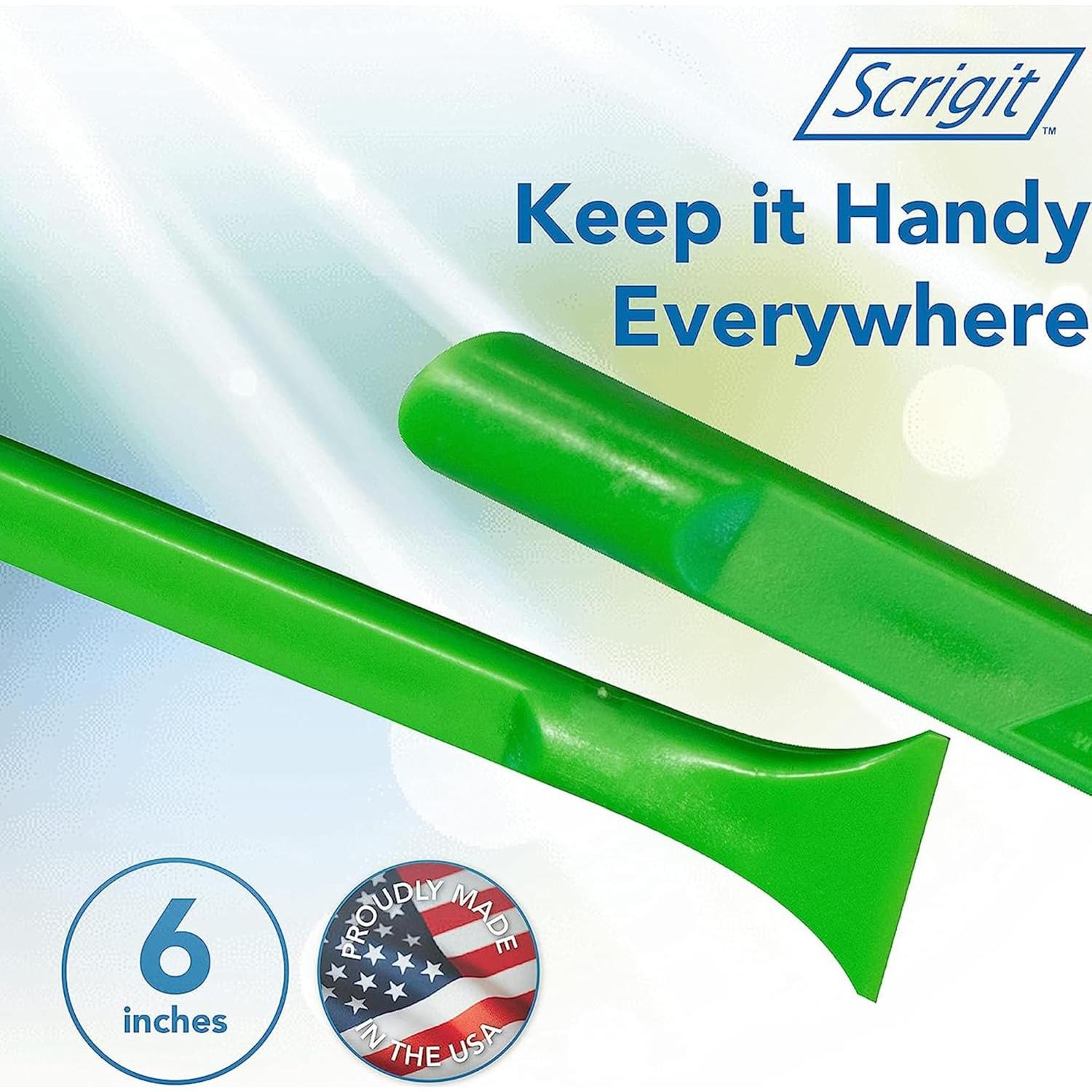 Raspador de Plástico Scrigit Scraper - Paquete de 3, Sin Rayones